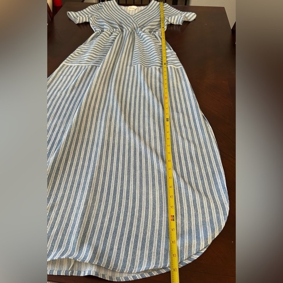 Ella Mara Chic Striped V-Neck Maxi Dress size S - Picture 11 of 12